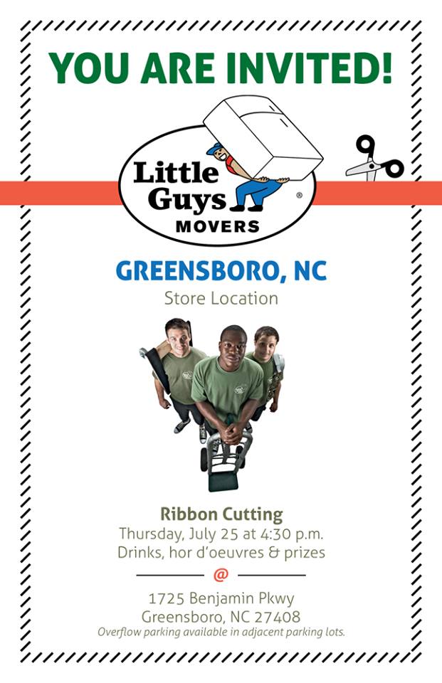 Greensboro grand opening poster