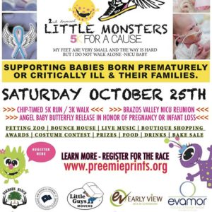 Preemie Prints' 2nd annual Little Monsters 5k