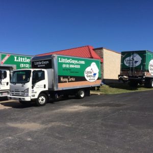 Little Guys Movers trucks