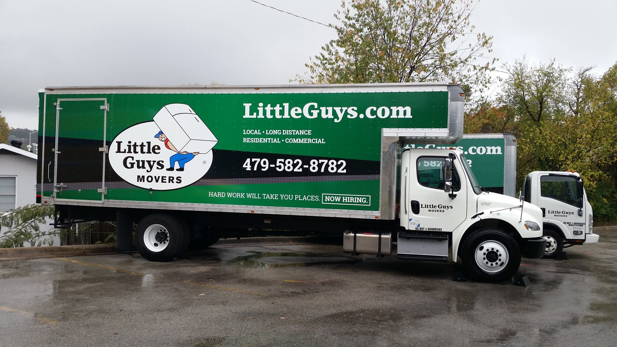 Little Guys Movers truck