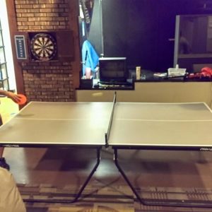 Two Little Guys playing ping pong