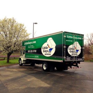 A Little Guys Movers truck