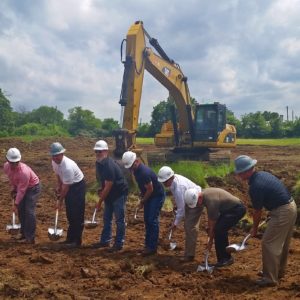 Little Guys Movers breaks ground on their new location in Denton, TX.