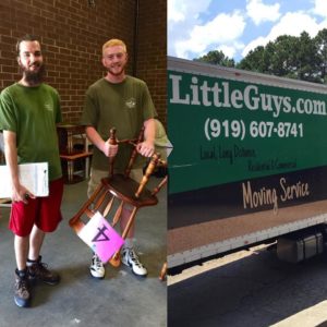 Little Guys Movers and the Green Chair Project