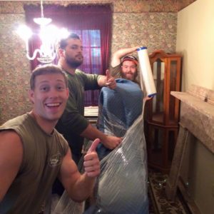 Moving a piano with Little Guys Movers San Marcos