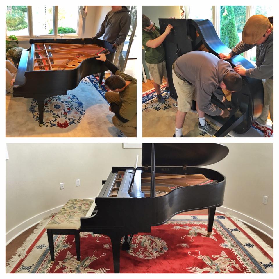 A Wilmington piano move by Little Guys Movers