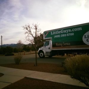 A Little Guys Movers truck