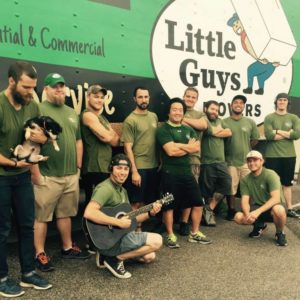 The crew at Little Guys Movers in San Marcos.