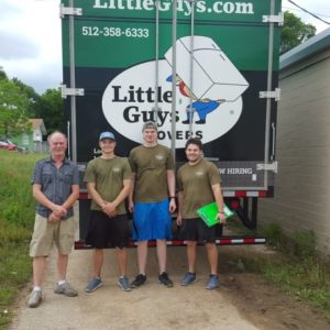 Little Guys Movers helps the Austin Furniture Bank