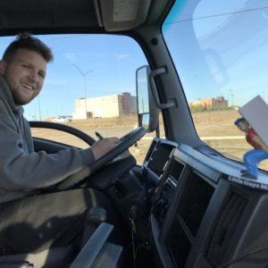 A Little Guys Mover in Norman in a moving truck