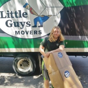 denton food donation boxes being moved by little guys movers