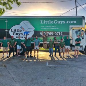 Wilmington Little Guys in front of a truck