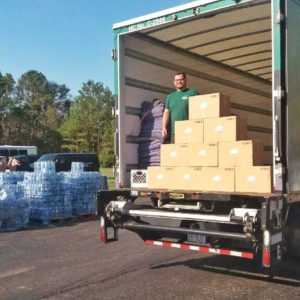 little guys movers with boxes for hurricane florence relief