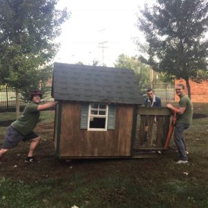 murfreesboro home movers moving a small shed