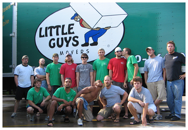 A group shot of the Denton team around 2007