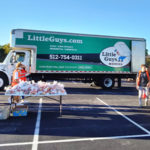 Little Guys Movers truck at Turkeys Tackling Hunger event