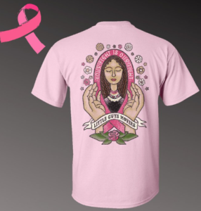 special edition LGM shirts for Breast Cancer Awareness Month