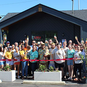 Waco Chamber of Commerce ribbon cutting event.