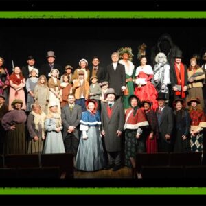 The cast of McKinney Repertory Theatre's A Christmas Carol.