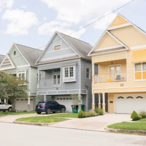 Houston, TX neighborhood experience mortgage lock-in effect.